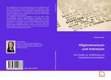 Capa do livro de Allgemeinwissen und Interessen 