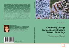 Couverture de Community College Composition Instructors' Choices of
Readings
