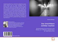 Capa do livro de Das Unsichtbare sichtbar machen 