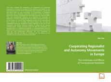 Buchcover von Cooperating Regionalist and Autonomy Movements in Europe