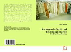 Buchcover von Strategien der Textil- und Bekleidungsindustrie