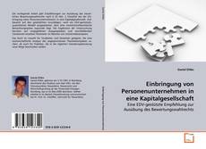 Einbringung von Personenunternehmen in eine
Kapitalgesellschaft的封面
