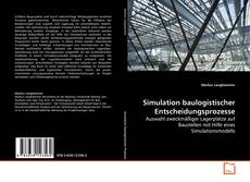 Capa do livro de Simulation baulogistischer Entscheidungsprozesse 