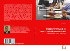 Copertina di Mitbestimmung in deutschen Unternehmen