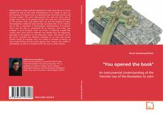 Capa do livro de "You opened the book" 