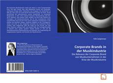 Capa do livro de Corporate Brands in der Musikindustrie 