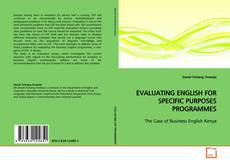 Capa do livro de EVALUATING ENGLISH FOR SPECIFIC PURPOSES PROGRAMMES 