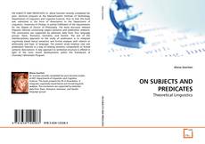 Couverture de ON SUBJECTS AND PREDICATES