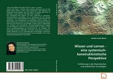 Capa do livro de Wissen und Lernen - eine systemisch-
konstruktivistische Perspektive 