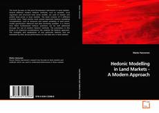 Couverture de Hedonic Modelling in Land Markets - A Modern Approach