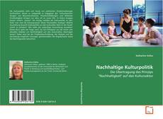 Capa do livro de Nachhaltige Kulturpolitik 