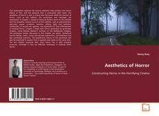 Couverture de Aesthetics of Horror