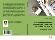 Buchcover von Anwendung moderner lyrischer und Prosatexte im
Mittelschulbereich