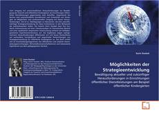 Capa do livro de Möglichkeiten der Strategieentwicklung 