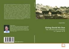 Copertina di Giving David His Due
