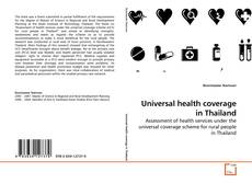 Capa do livro de Universal health coverage in Thailand 