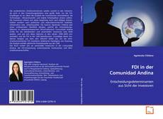 Buchcover von FDI in der Comunidad Andina
