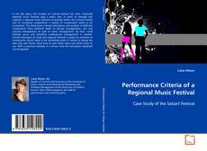 Couverture de Performance Criteria of a Regional Music Festival