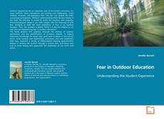 Couverture de Fear in Outdoor Education