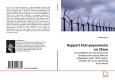 Capa do livro de Rapport Etat-paysannerie en Chine 