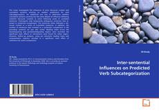Buchcover von Inter-sentential Influences on Predicted
Verb Subcategorization