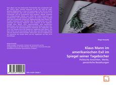 Capa do livro de Klaus Mann im amerikanischen Exil im Spiegel
seiner Tagebücher 