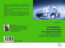 Capa do livro de Dunabogdány - eine Sprachinsel der Ungarndeutschen 