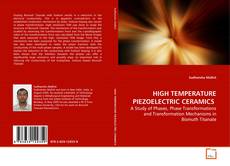 Buchcover von HIGH TEMPERATURE
PIEZOELECTRIC CERAMICS