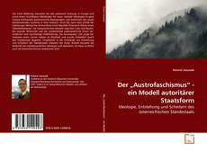Capa do livro de Der „Austrofaschismus“  - ein Modell autoritärer Staatsform 