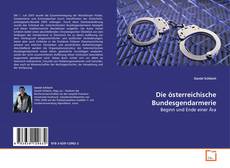 Buchcover von Die österreichische Bundesgendarmerie