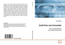 Buchcover von Small Firms and Universities