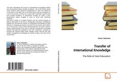 Buchcover von Transfer of International Knowledge