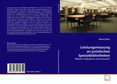 Buchcover von Leistungsmessung an juristischen Spezialbibliotheken