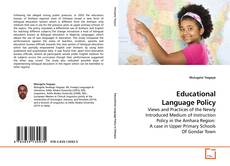 Capa do livro de Educational Language Policy 