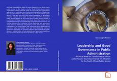 Couverture de Leadership and Good Governance in Public Administration