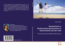 Bookcover of Bereitschaft zu Rückenschmerzprävention in
Deutschland und den USA