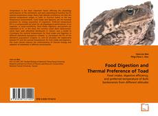 Couverture de Food Digestion And Thermal Preference of Toad