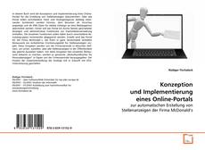 Couverture de Konzeption und Implementierung eines Online-Portals