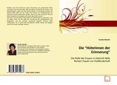 Buchcover von Die "Hüterinnen der Erinnerung"