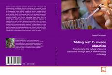 Couverture de 'Adding zest' to science education