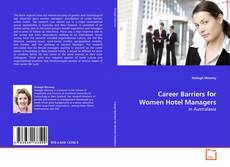 Buchcover von Career Barriers for Women Hotel Managers
