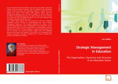 Buchcover von Strategic Management in Education