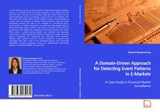 Buchcover von A Domain-Driven Approach for Detecting Event
Patterns in E-Markets