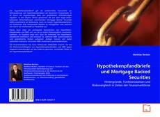 Buchcover von Hypothekenpfandbriefe und Mortgage Backed Securities