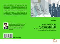 Buchcover von Produktivität der Vertriebsmitarbeiter