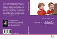 Capa do livro de Learning to write together 