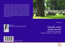 Buchcover von "Actually, we're pretty normal"