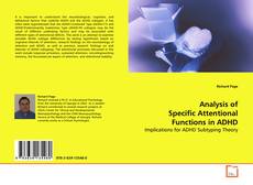 Capa do livro de Analysis of Specific Attentional Functions in ADHD 