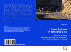 Buchcover von Phraseologismen in der Sportsprache