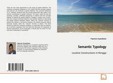 Capa do livro de Semantic Typology 